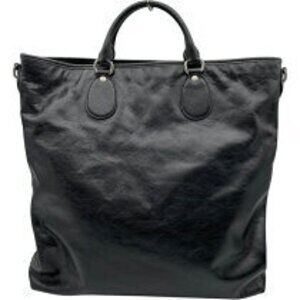 Gucci Bag Leather GG Shoulder Marmont Black